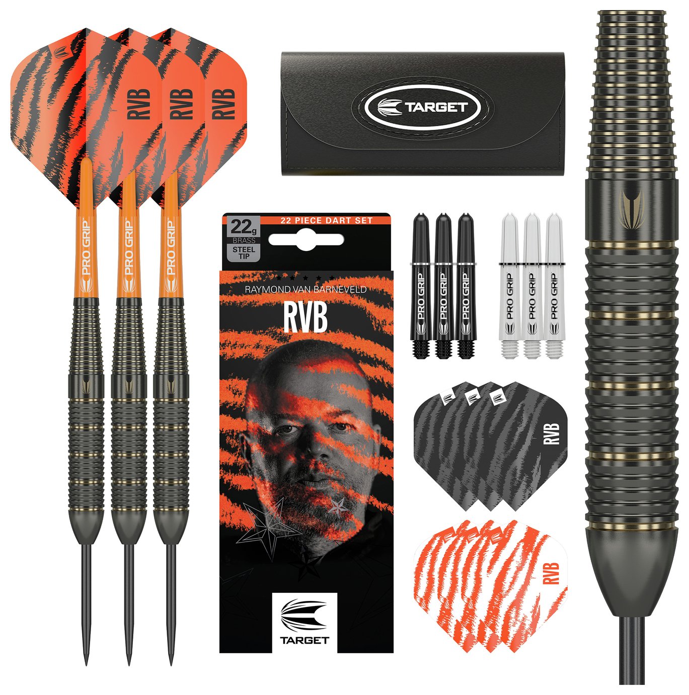 Target Raymond van Barneveld 22g Brass Darts Set