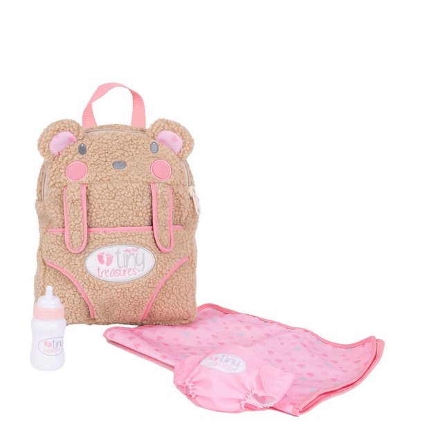 Buy My First Tiny Treasures Bear Hug Changing Bag Carrier Doll accessories Argos