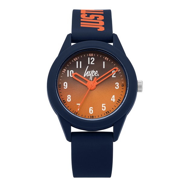 Buy Hype Children S Navy Silicone Strap Watch Kids Watches Argos