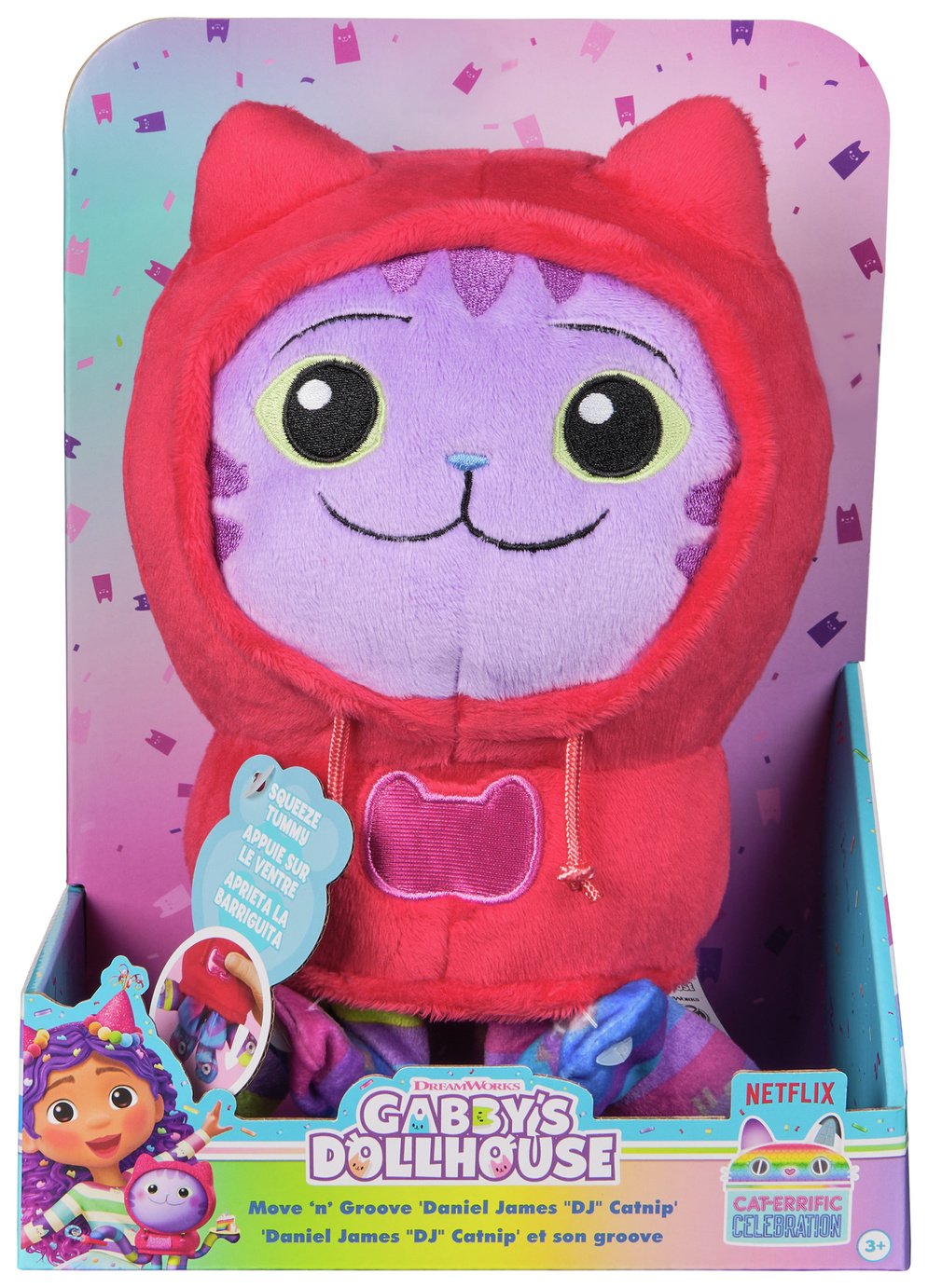 Gabby's Dollhouse DJ Catnip Plush Toy