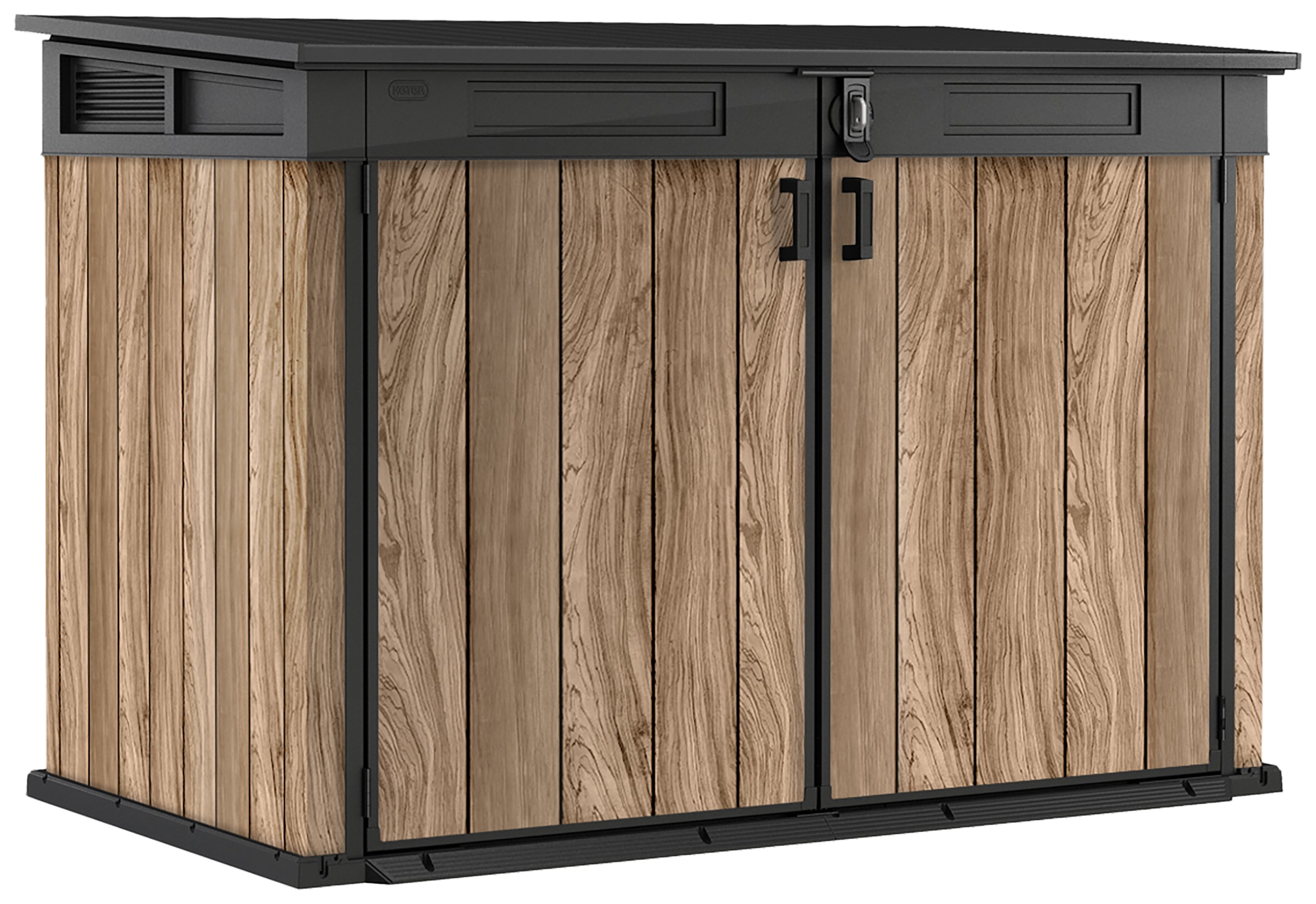 Keter Signature 2020L Horizontal Garden Storage Shed - Oak