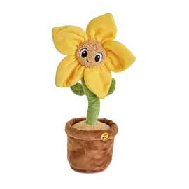 Argos Home 38cm Battery Animated Flower Soft Toy
