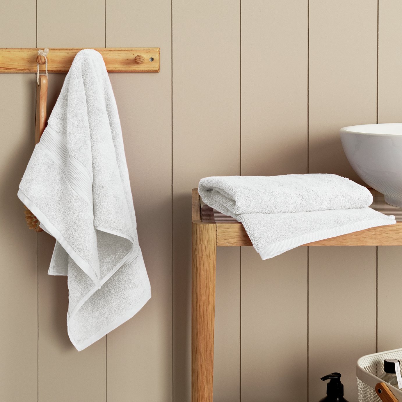 Habitat Egyptian Cotton 2 Pack Face Cloth