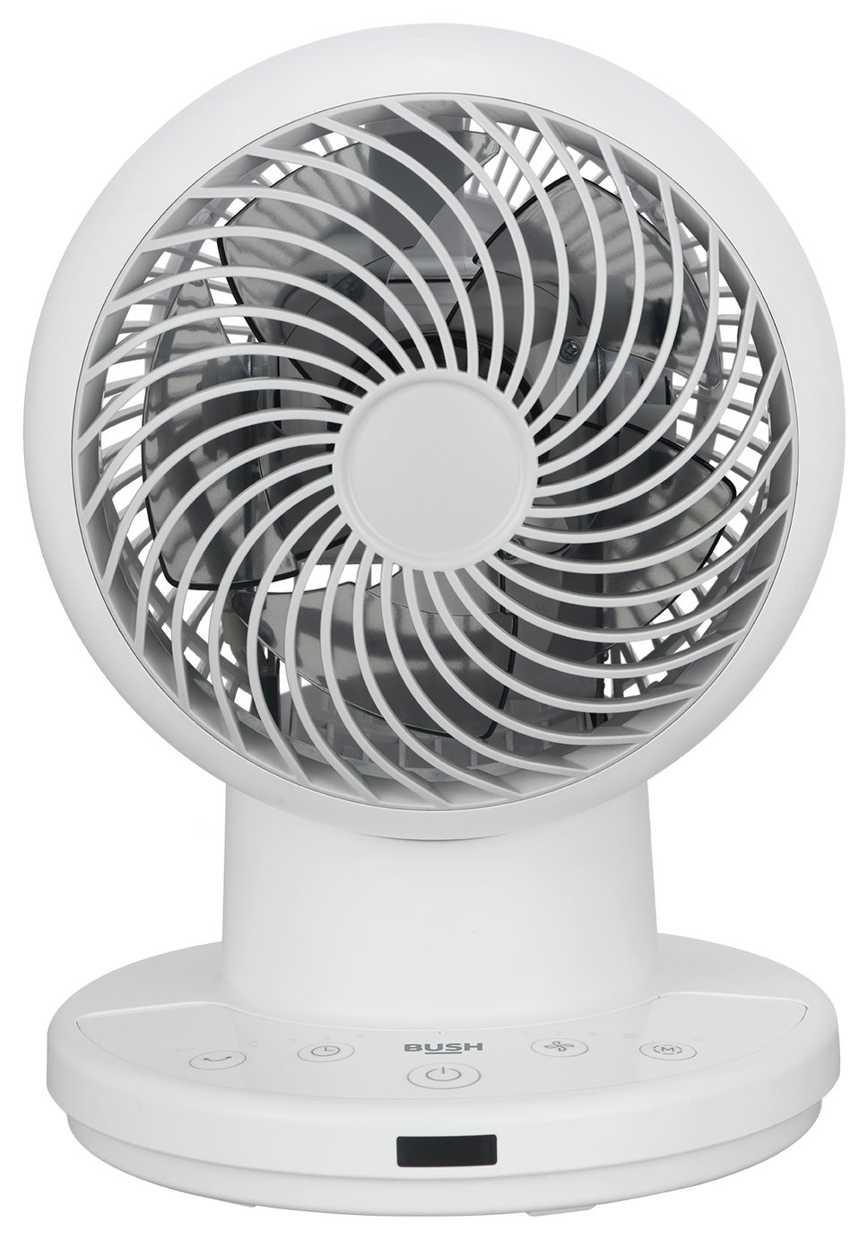 Bush White Desk Fan with Remote Control- 6 Inch