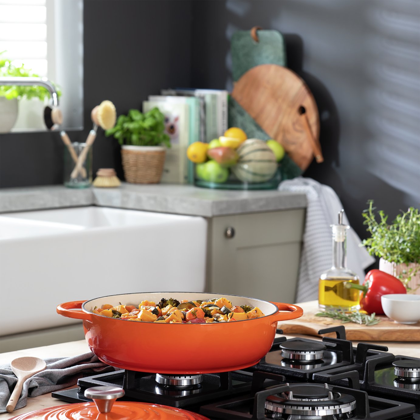 Habitat 4 Litre Cast Iron Casserole Dish