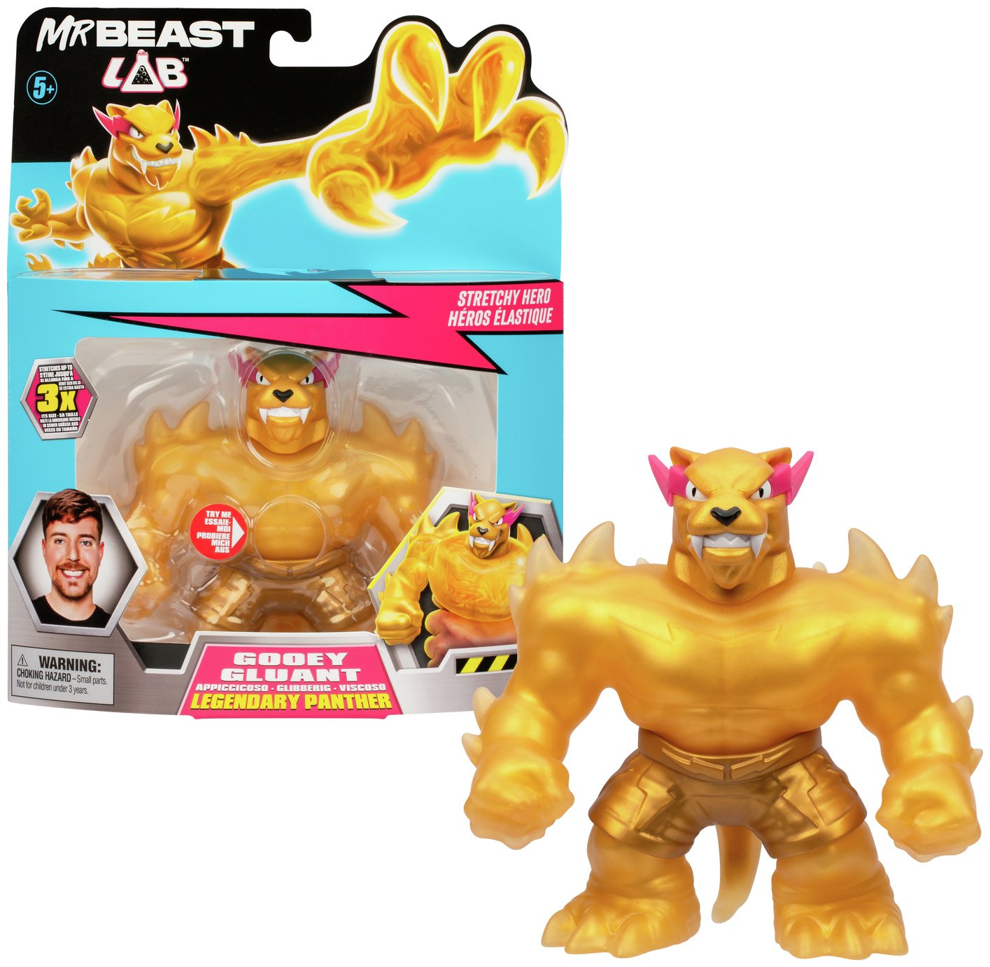 MrBeast Lab Stretchy Squishy Legendary Panther