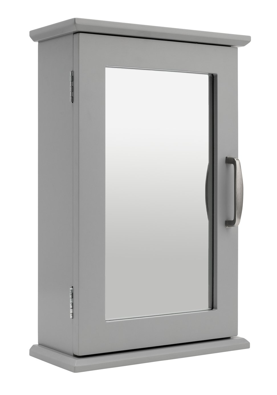 Argos Home Single Mirrored Wall Cabinet - Grey