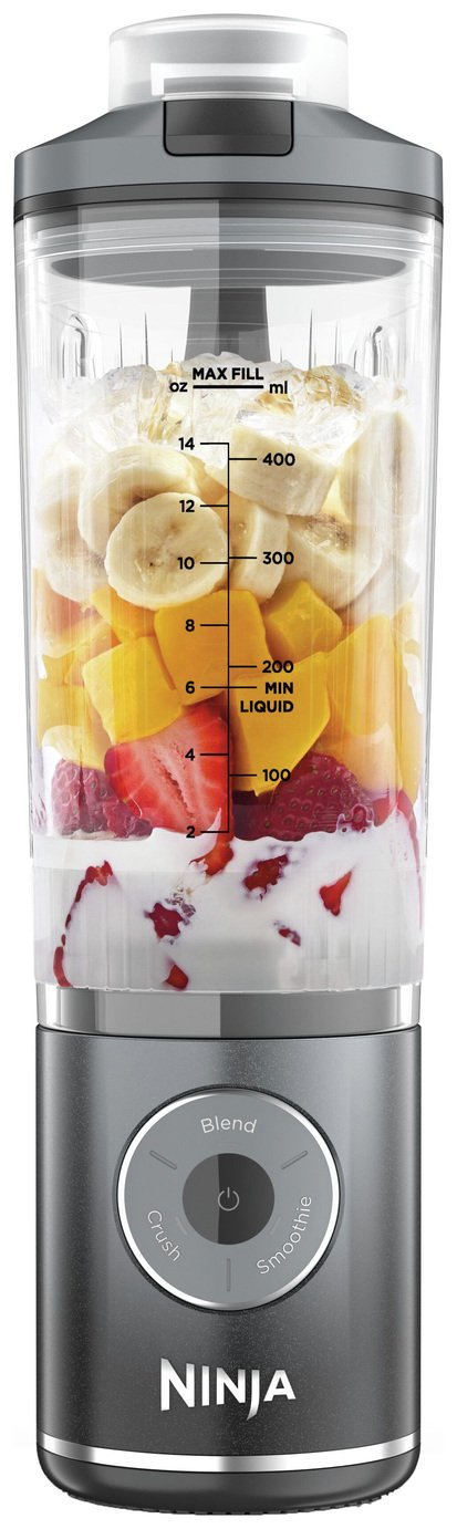Ninja BC251UKGY Blast Max Portable Hand Blender - Grey