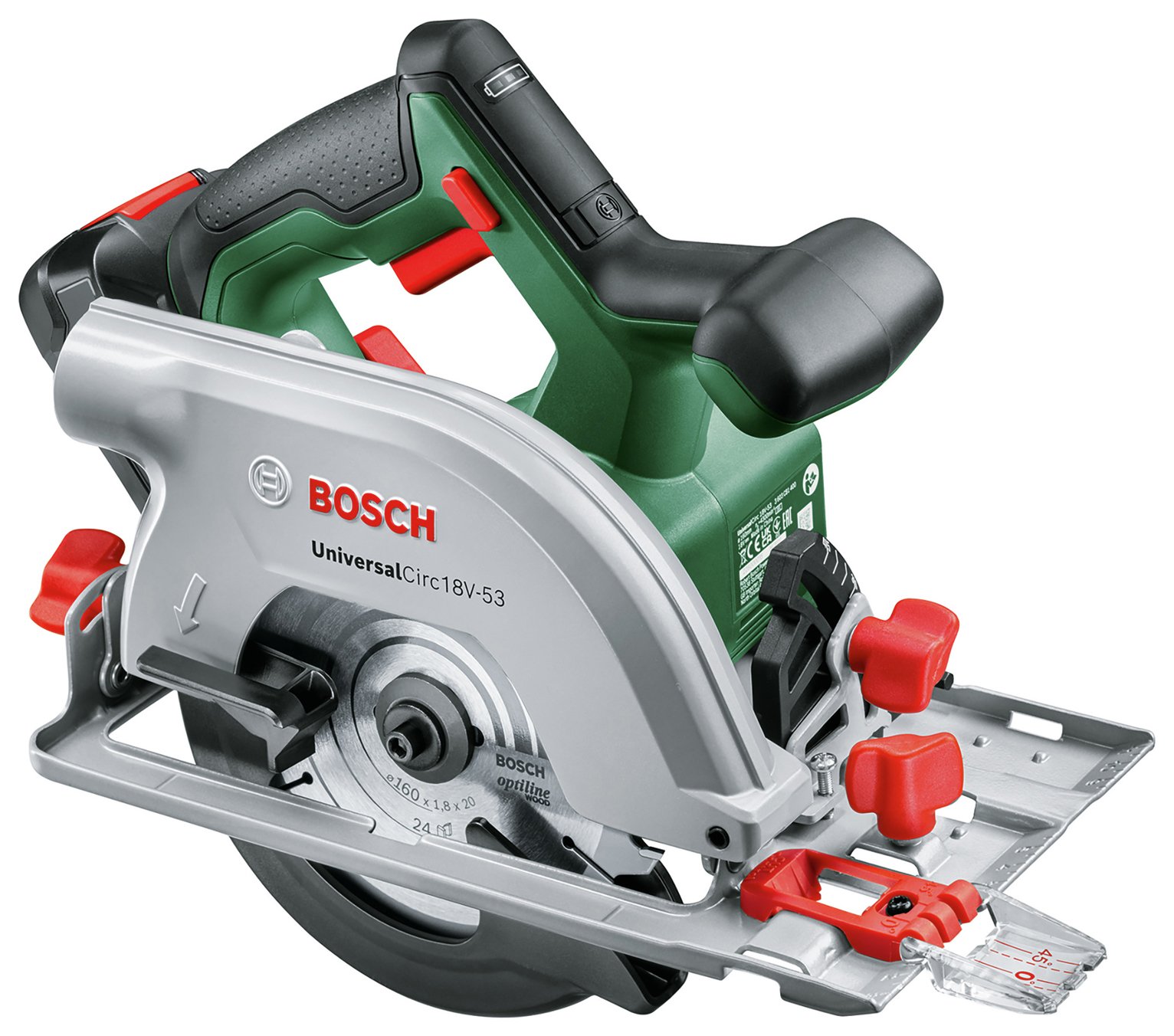 Bosch 160mm Cordless Universal Circular Saw - 18V
