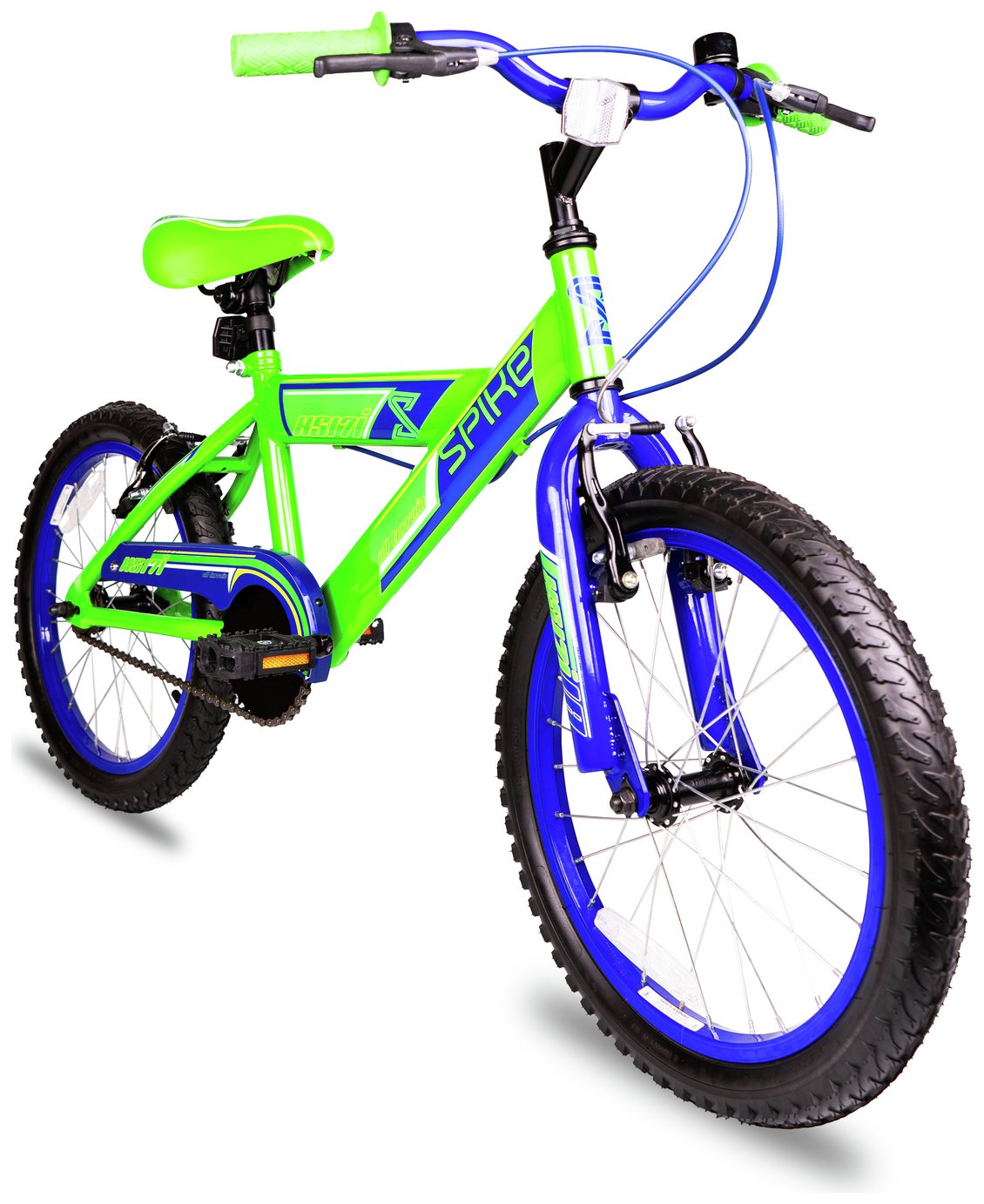 Spike 18 inch Wheel Size Boys Mountain Bike - Green
