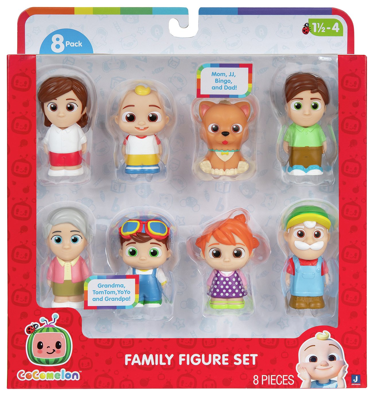 Cocomelon 8 Figure Pack Set