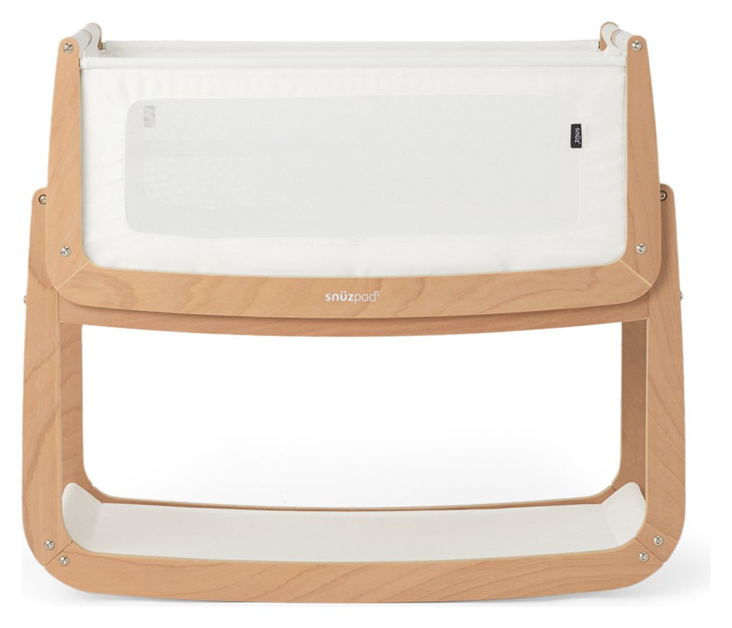 SnuzPod5 Bedside Sleeper Crib - Natural