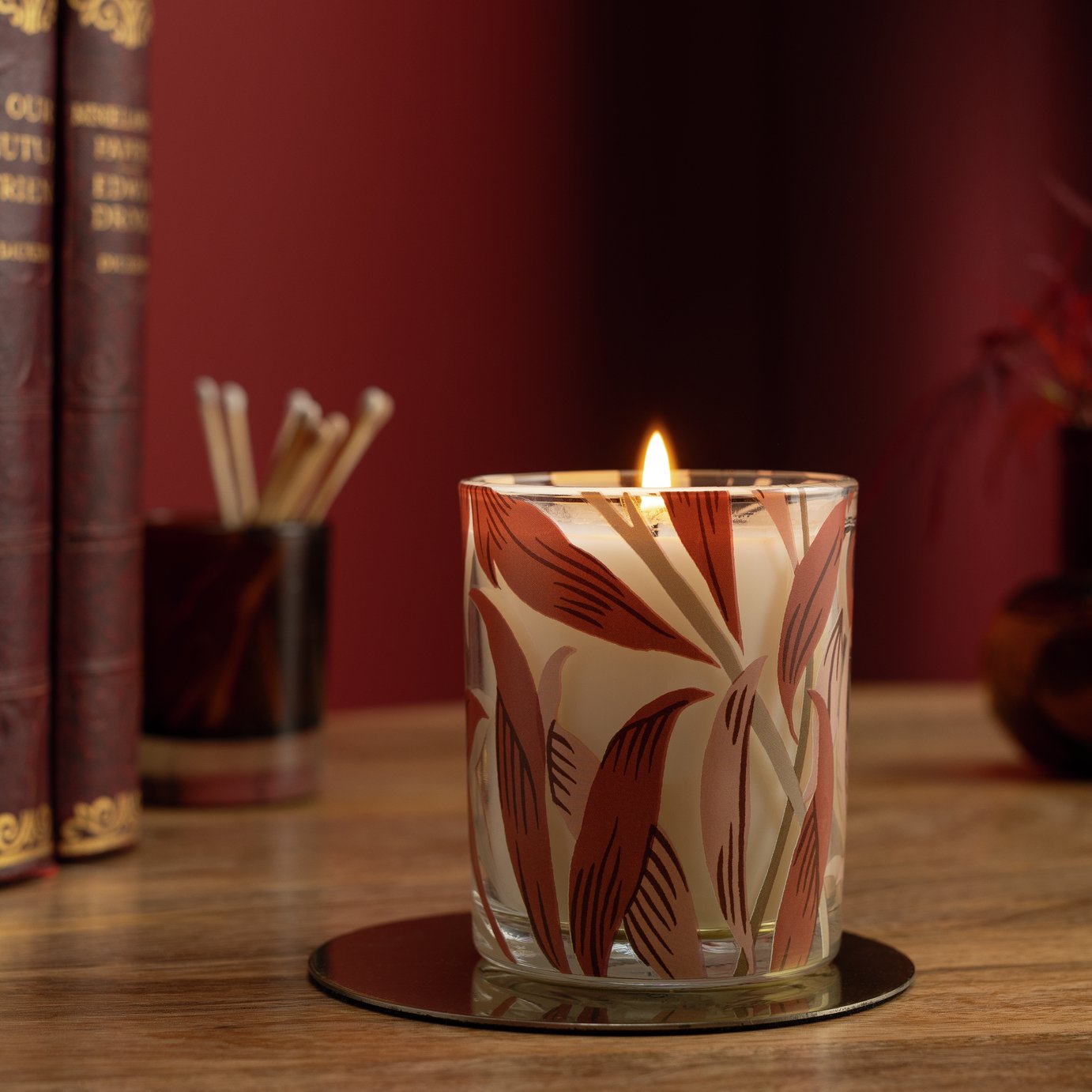Habitat x Morris & Co. Boxed Candle - Oak & Fallen Acorn