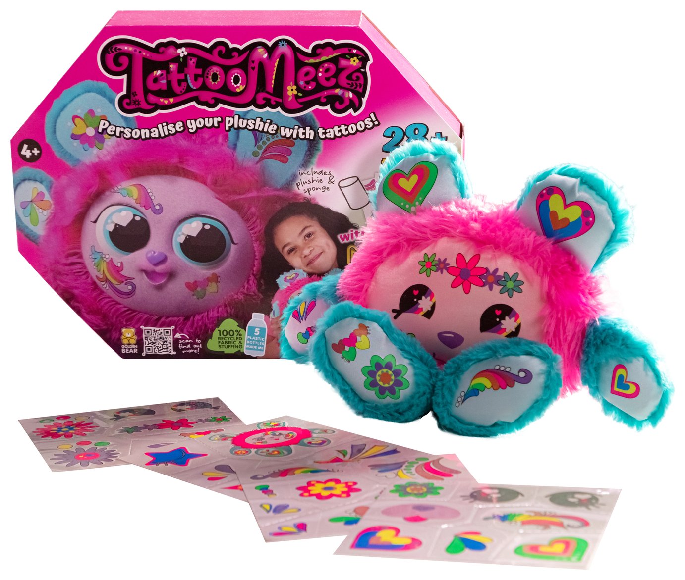 Tattoo Meez Pink Plushie