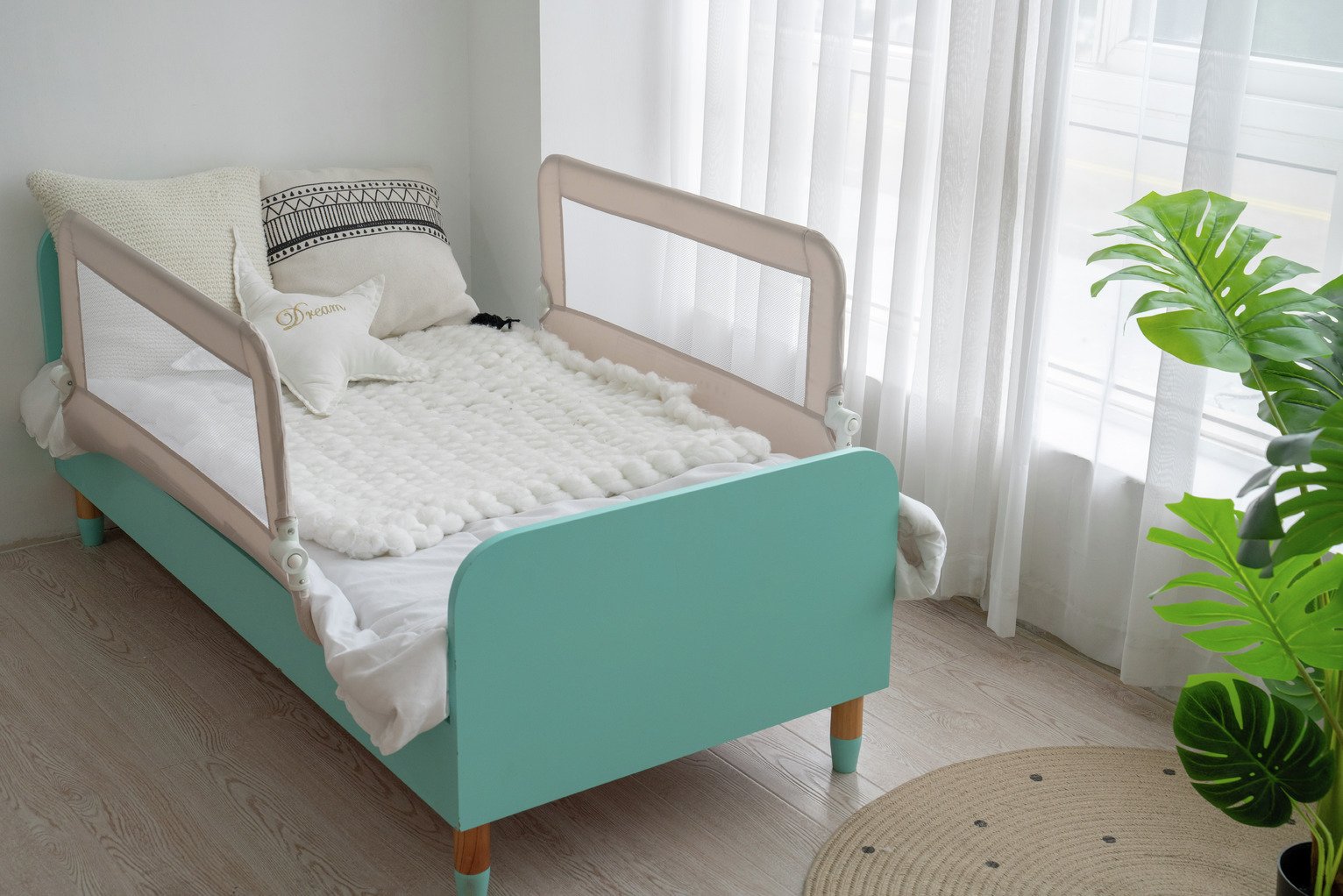 Cuggl Double Bed Rail - Grey