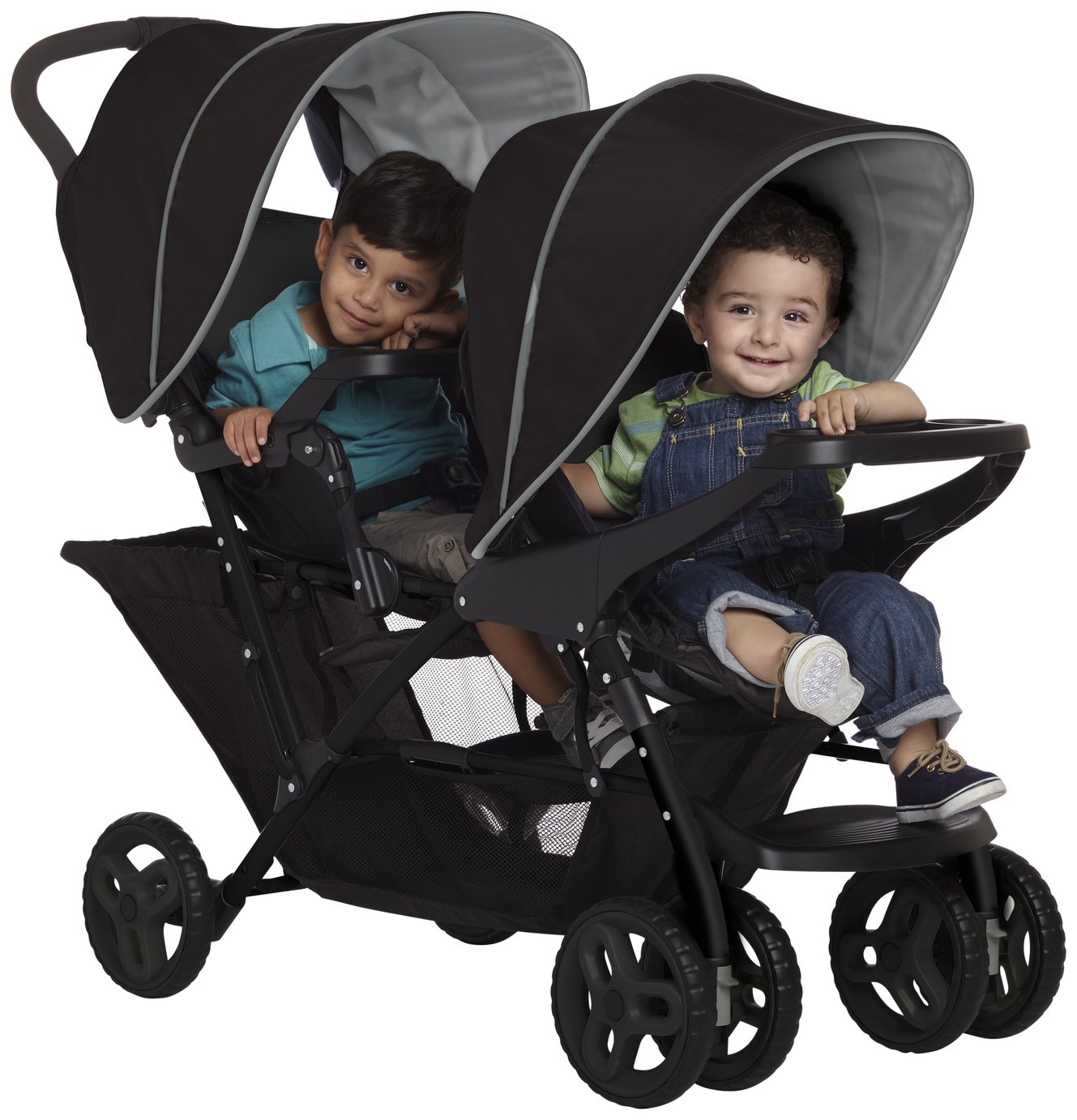 Graco Stadium Duo Tandem Pushchair - Black