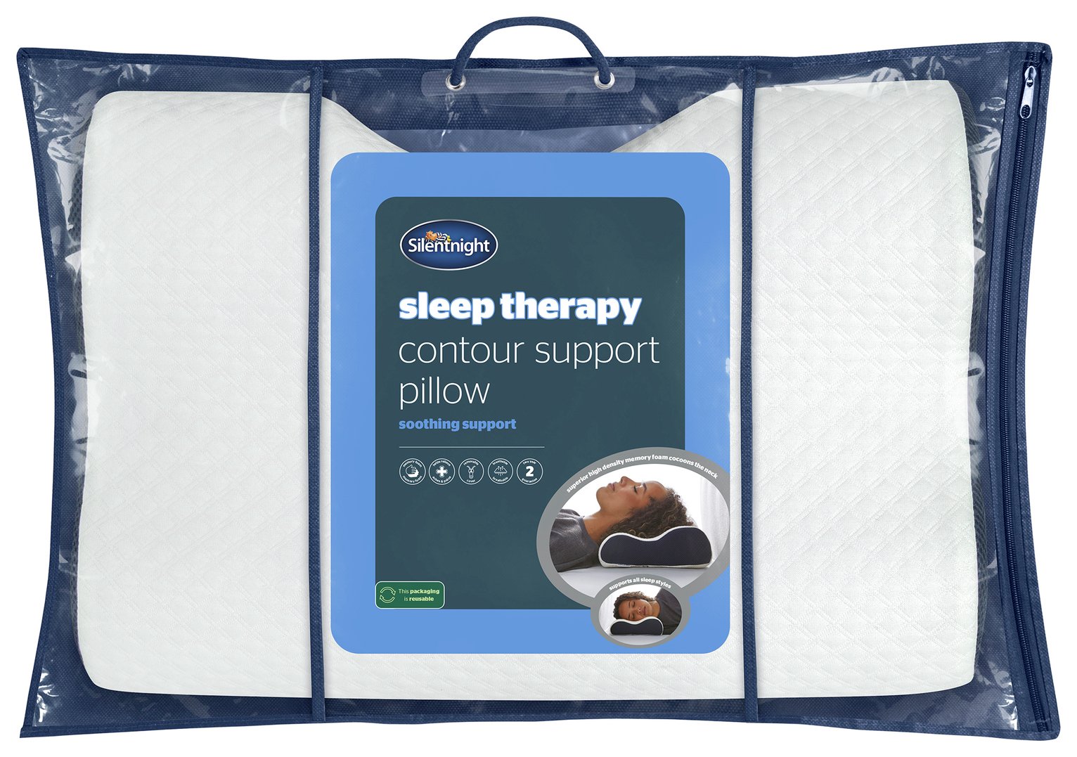 Silentnight Sleep Therapy Contour Support Pillow