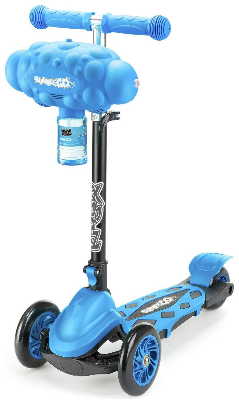 Xootz Bubble Go Kids Folding 3 Wheel Scooter - Blue