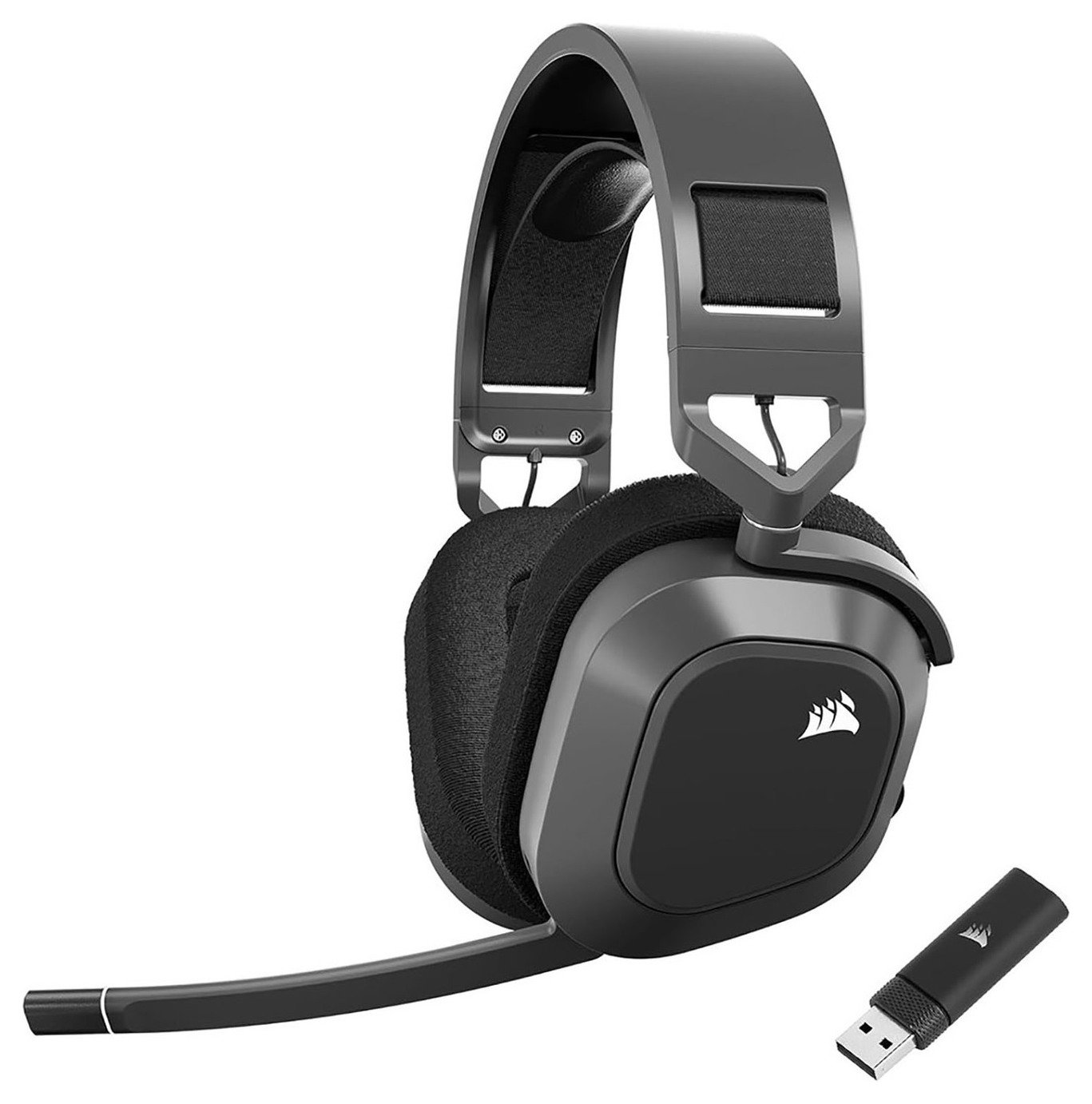 Corsair HS80 MAX PS5, PS4, PC Wireless Gaming Headset - Grey