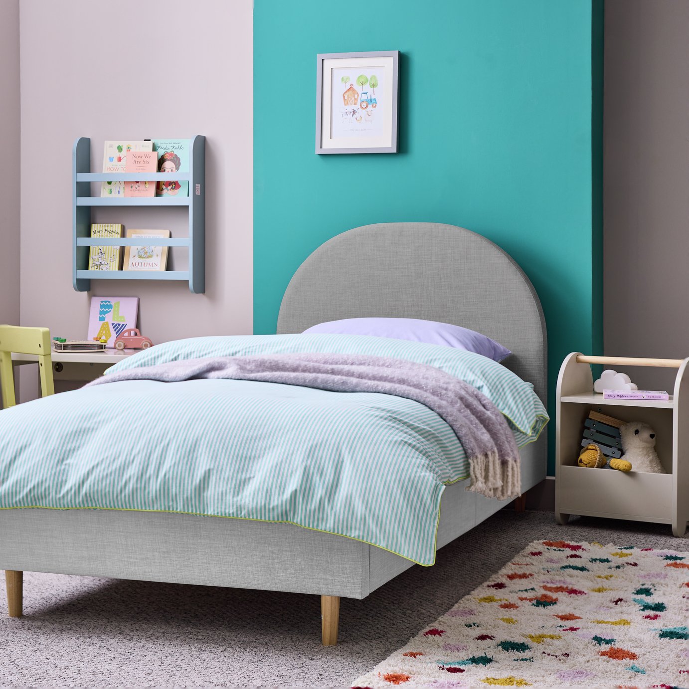 Habitat Kids Olivia Single Bed Frame - Grey