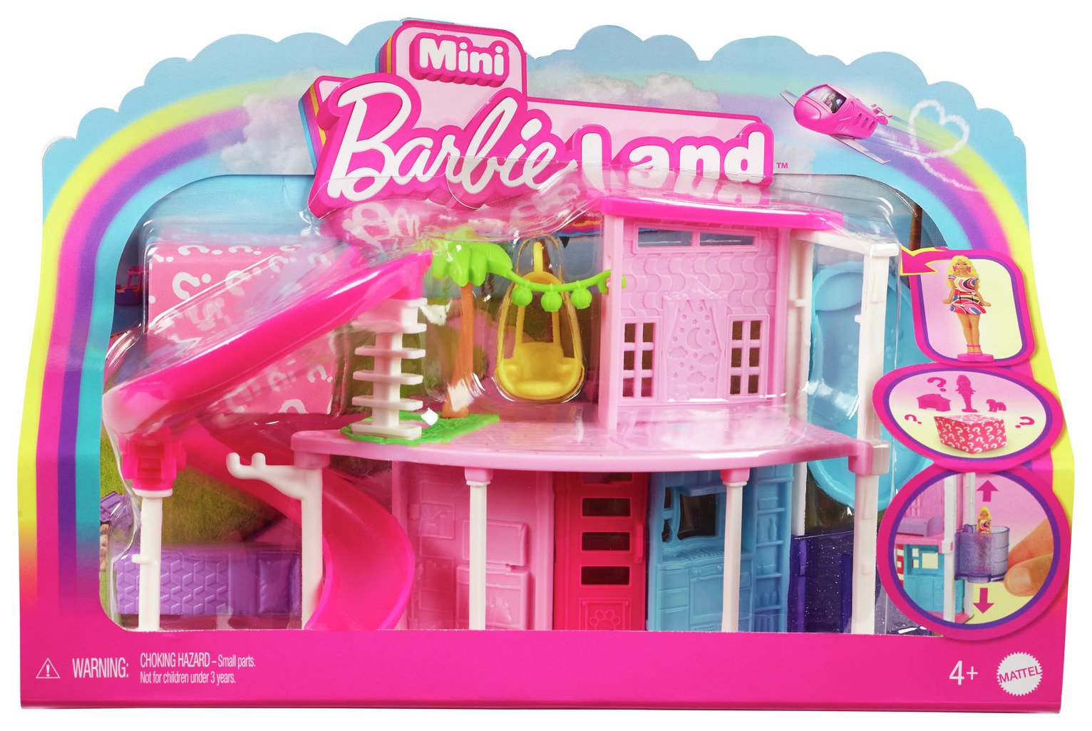Mini BarbieLand Dreamhouse & Doll Playset