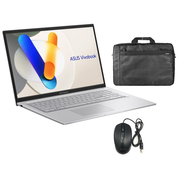 Buy ASUS Vivobook 17 17.3in Pentium 8GB 512GB Laptop Bundle Laptops Argos