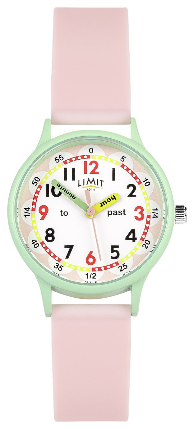 Limit Kids Pink Time Teacher Watch