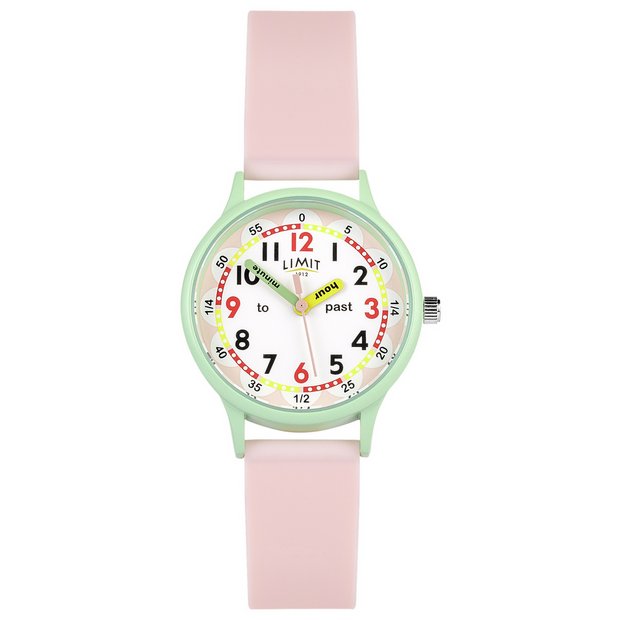 Buy Limit Kids Pink Time Teacher Watch Kids watches Argos