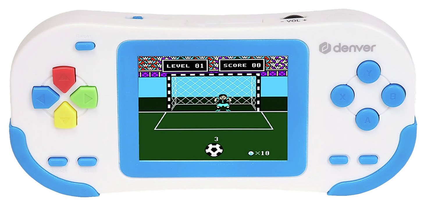 Denver GMP-295 Handheld Gaming Console - White & Blue