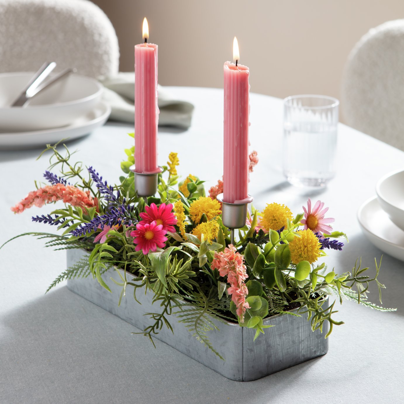 Argos Home Faux Floral Centre Piece Decoration