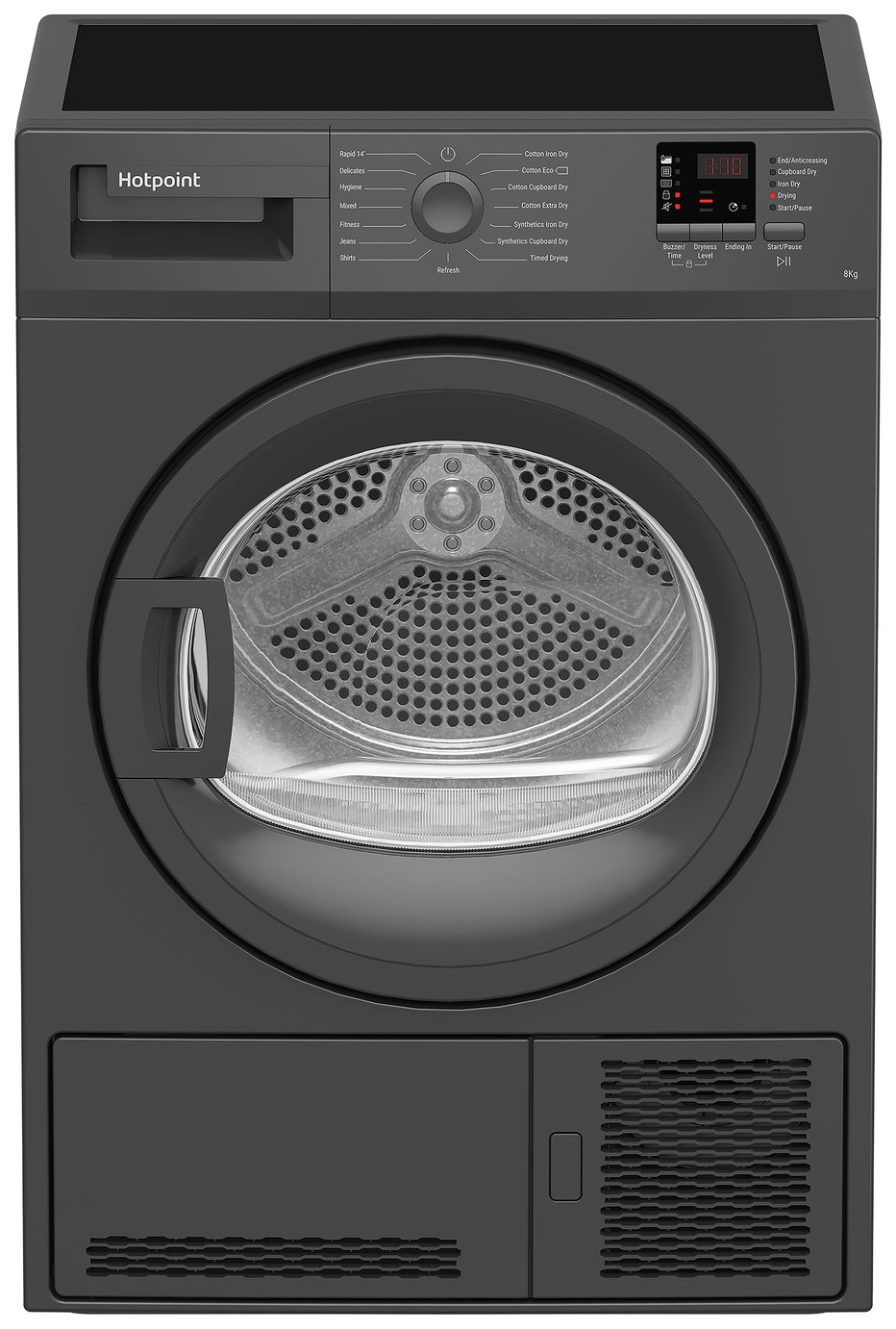 Hotpoint CHDC82GGGDUK 8KG Condenser Tumble Dryer - Graphite