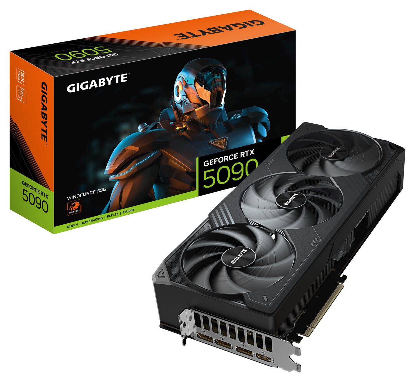 Gigabyte Nvidia RTX 5090 Windforce OC 32G 32GB Graphic Card