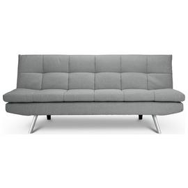 Habitat Nolan Fabric Clic Clac Sofa Bed - Light Grey