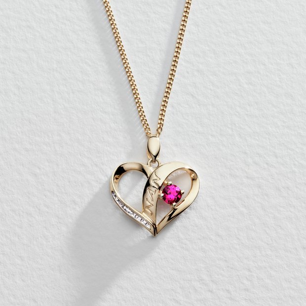 Argos love hot sale heart necklace