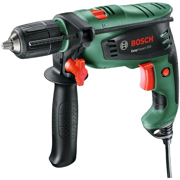 Buy Bosch Easyimpact 550 Keyless Corded Hammer Drill 550w