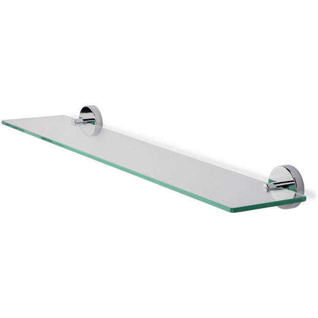 Buy Croydex Epsom Flexi Fit Bathroom Shelf Chrome Bathroom Shelves Argos