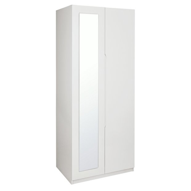 Argos glass outlet wardrobe