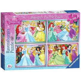 Ravensburger Disney Princess 100 Piece Puzzle - 4 Pack