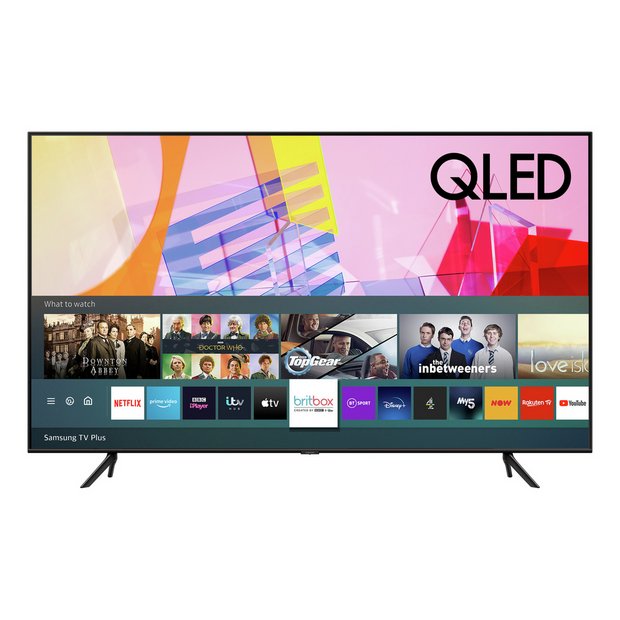 Buy Samsung 55 Inch Qe55q60t Smart 4k Uhd Hdr Qled Tv Televisions Argos