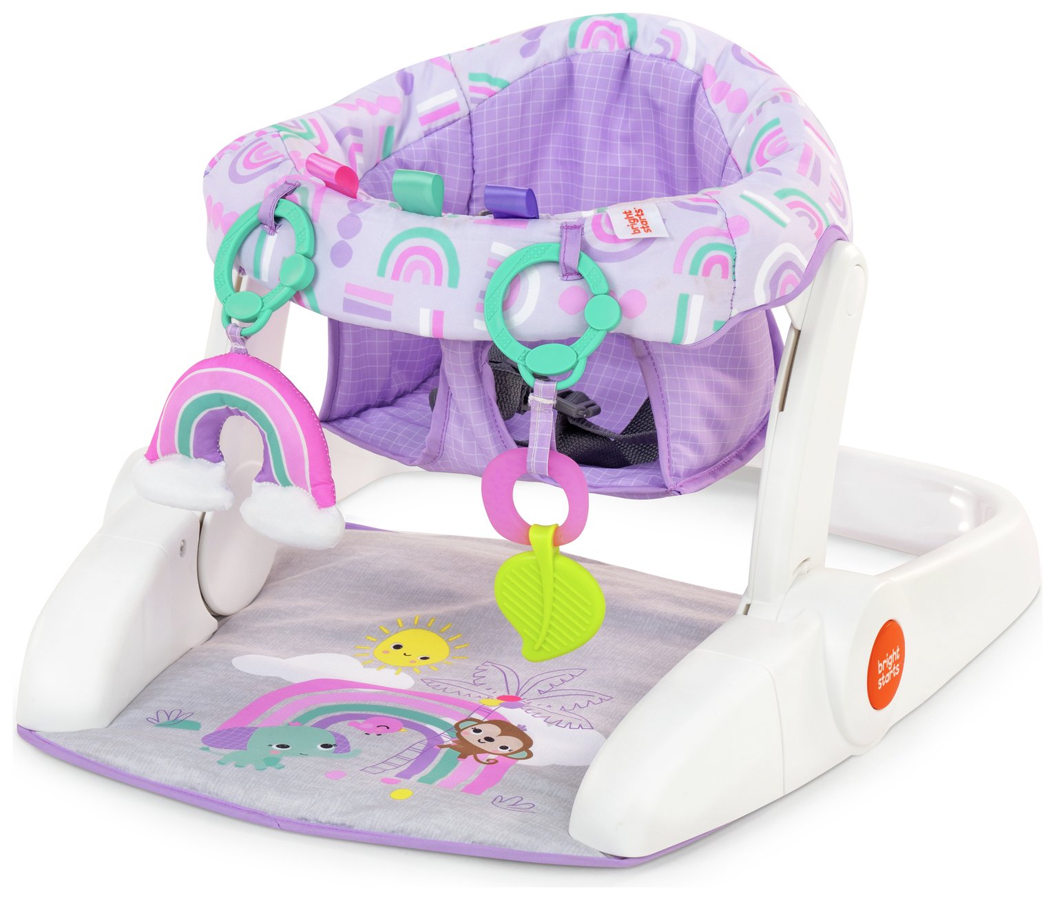 Bright Starts Learn to Sit Feeding Booster Seat – Purple