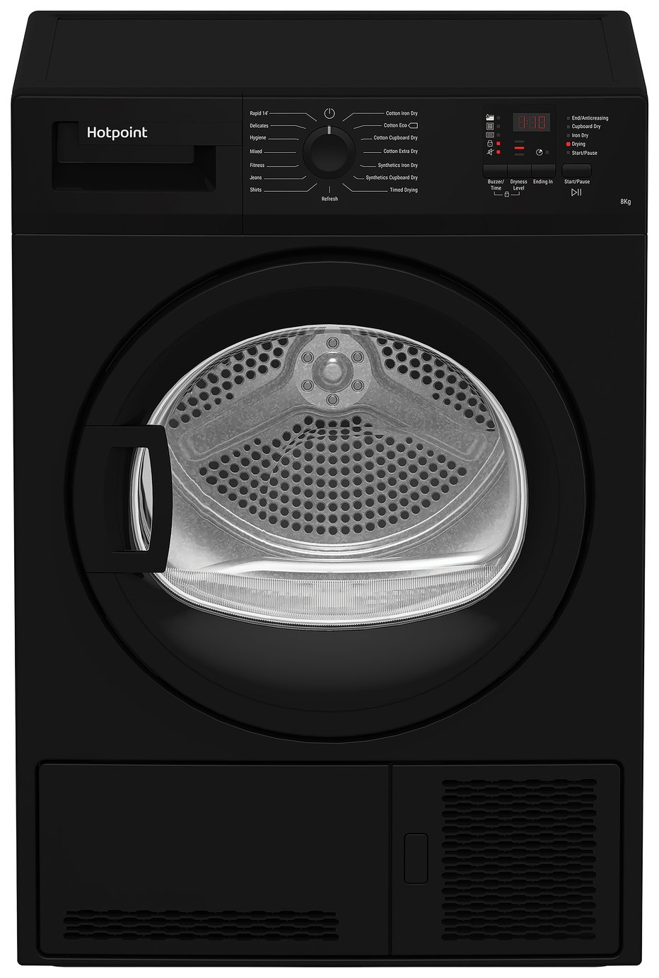 Hotpoint CHDC82BBGDUK 8KG Condenser Tumble Dryer - Black