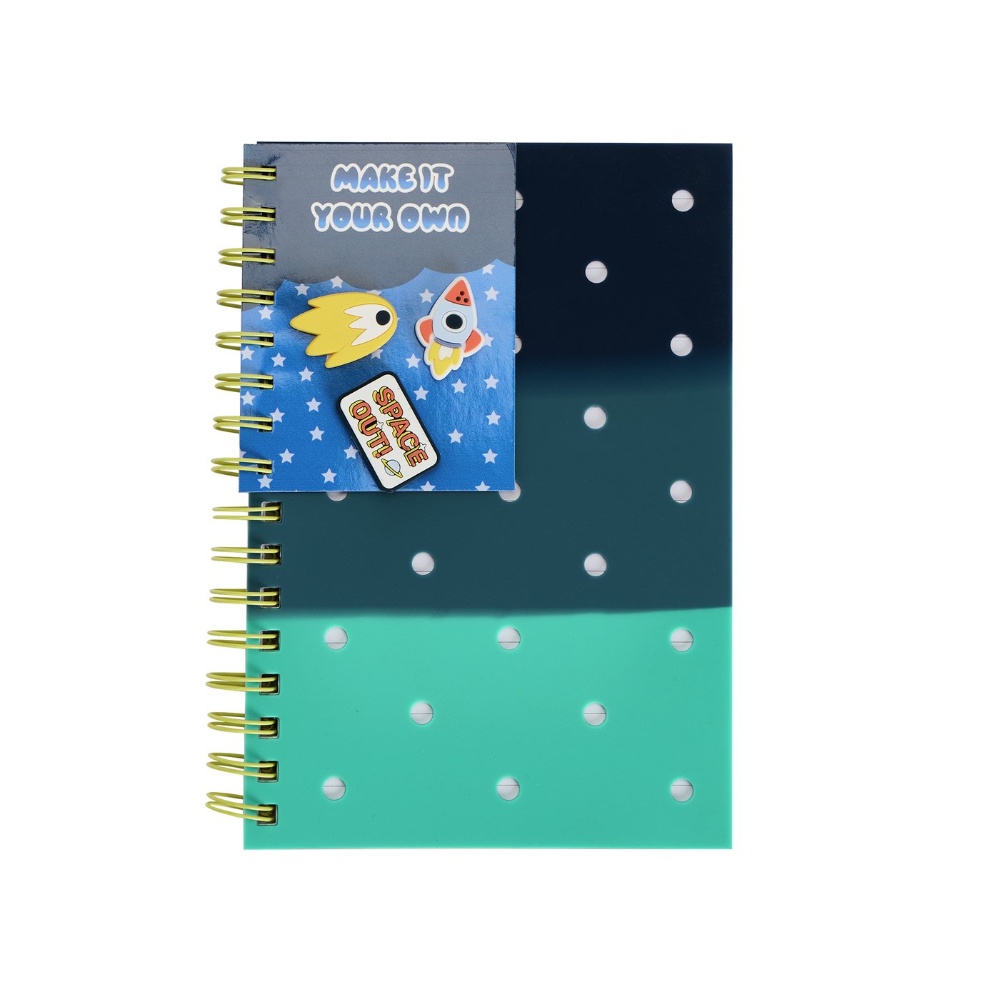  Home Space Charm A5 80 Page Ruled Notebook