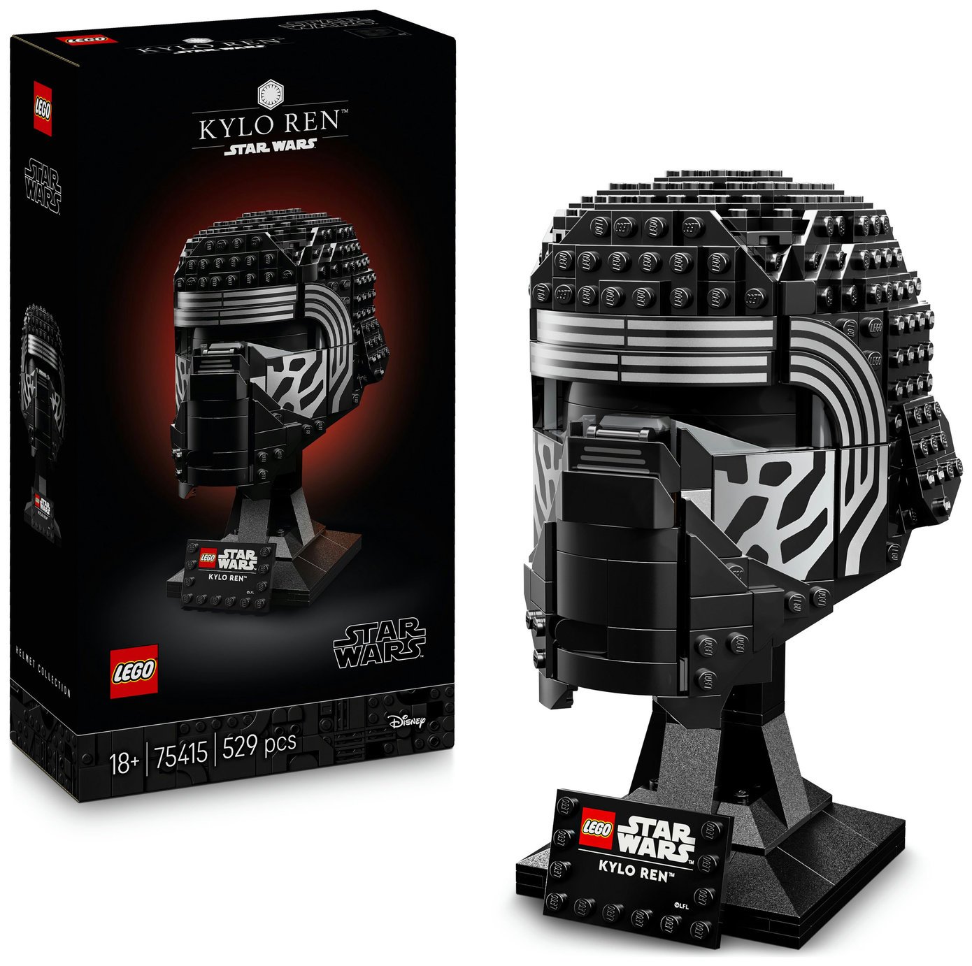 LEGO Star Wars Kylo Ren Helmet Building Set for Adults 75415