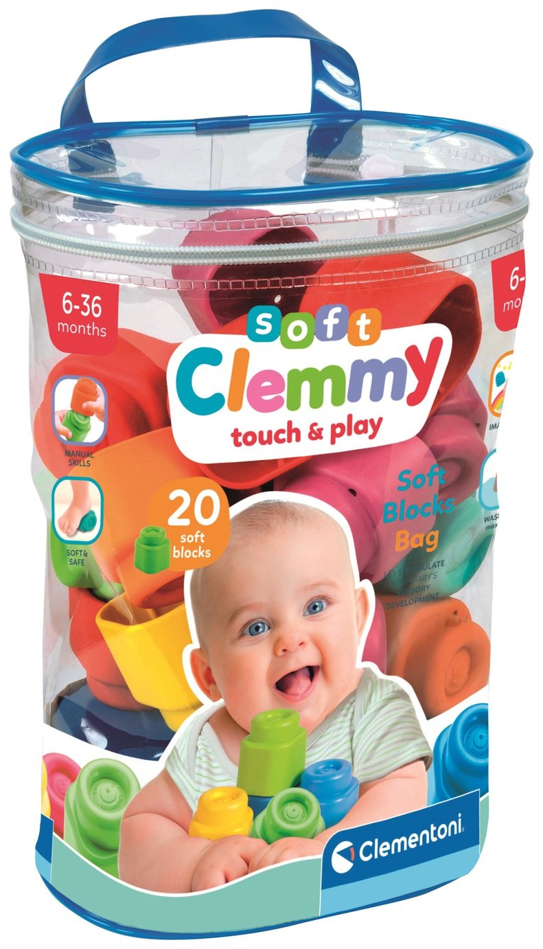 Clementoni Soft Clemmy Blocks Bag 20pcs