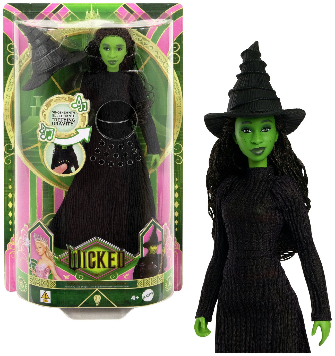 Wicked Singing Elphaba Fashion Doll & Accessories