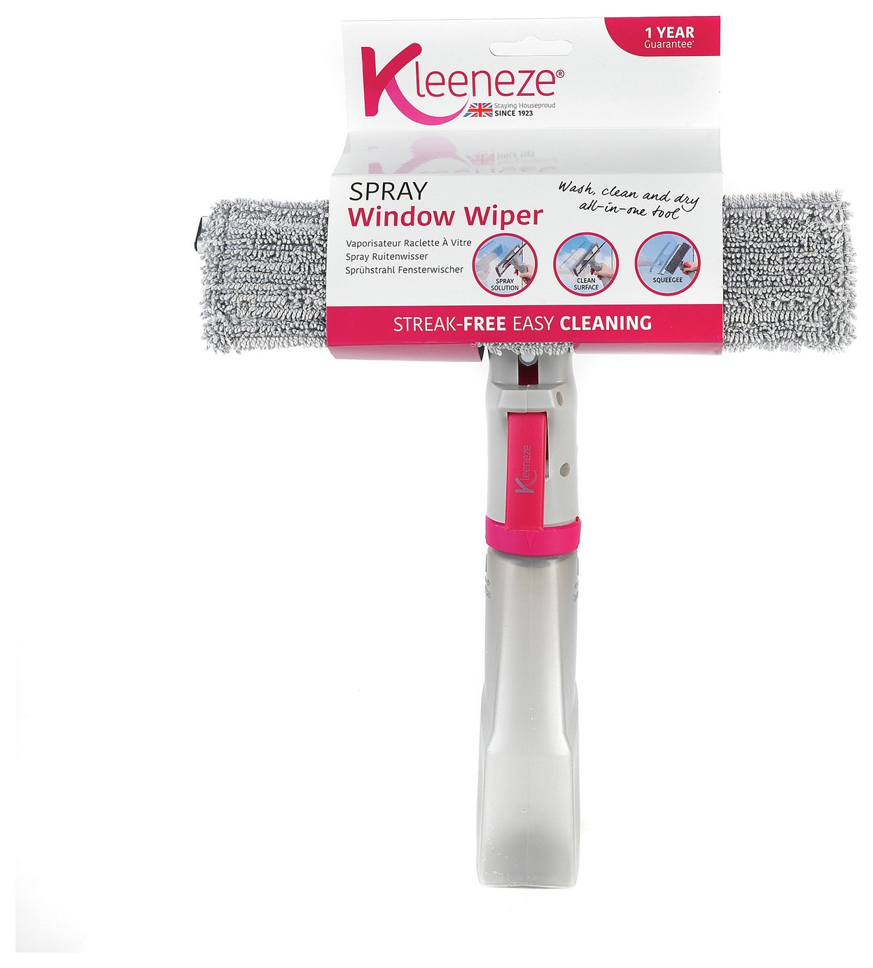 Kleeneze Spray Window Wiper - Grey