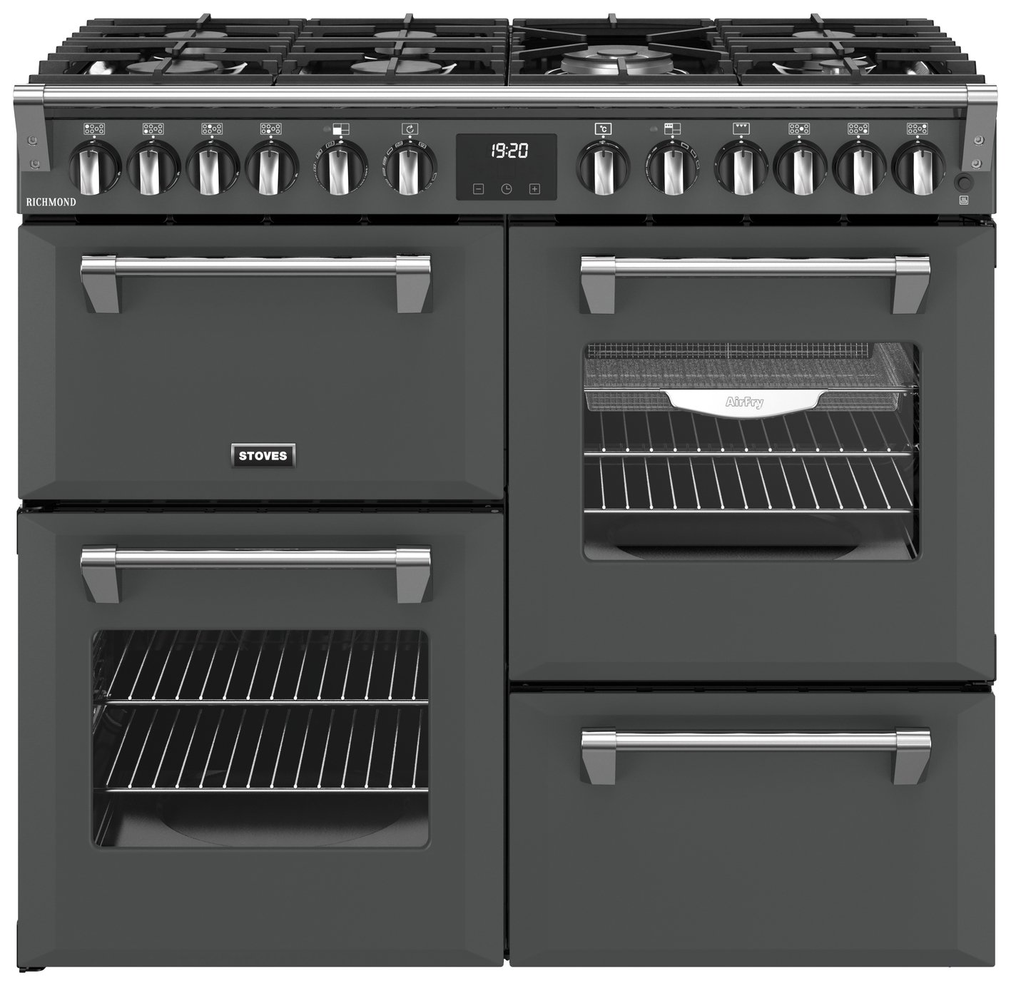 Stoves 100cm Dual Fuel Range Cooker - Anthracite