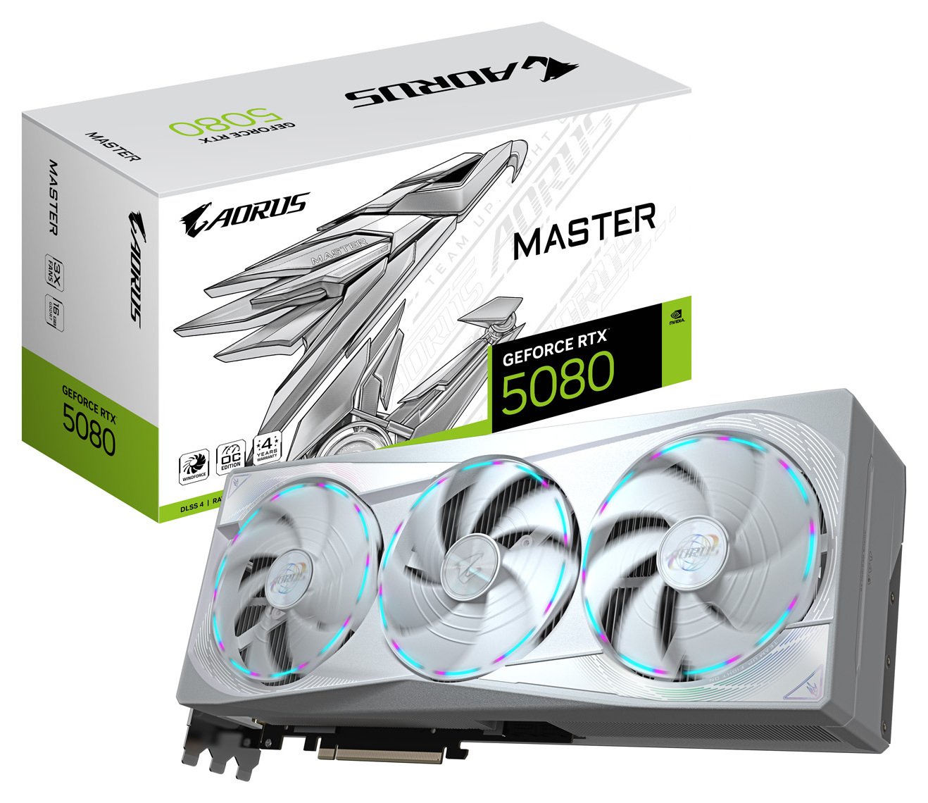 Gigabyte Aorus GeForce RTX 5080 Master Ice 16GB Graphic Card