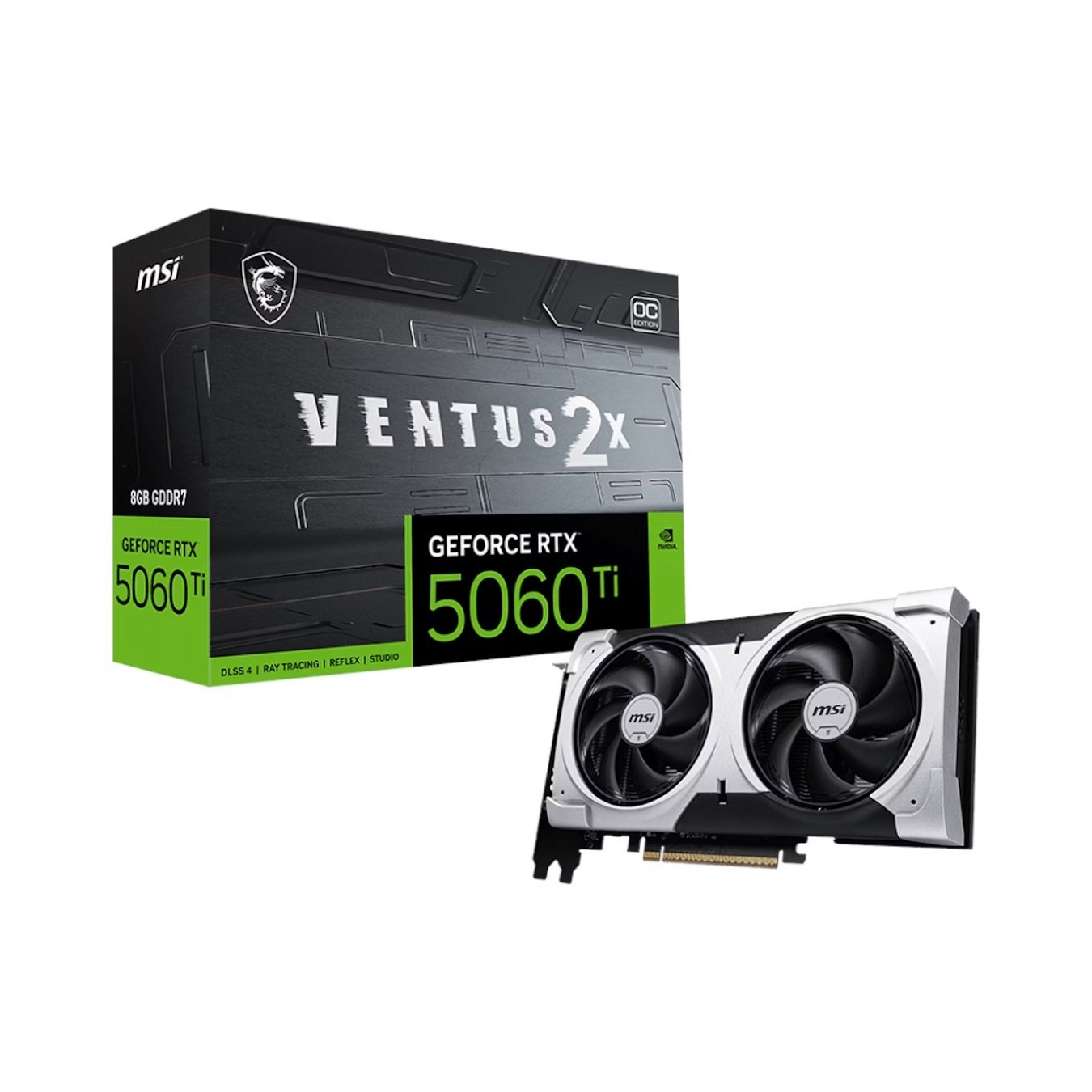 MSI GeForce RTX 5060 Ti 8GB Ventus 2X Plus Graphics Card