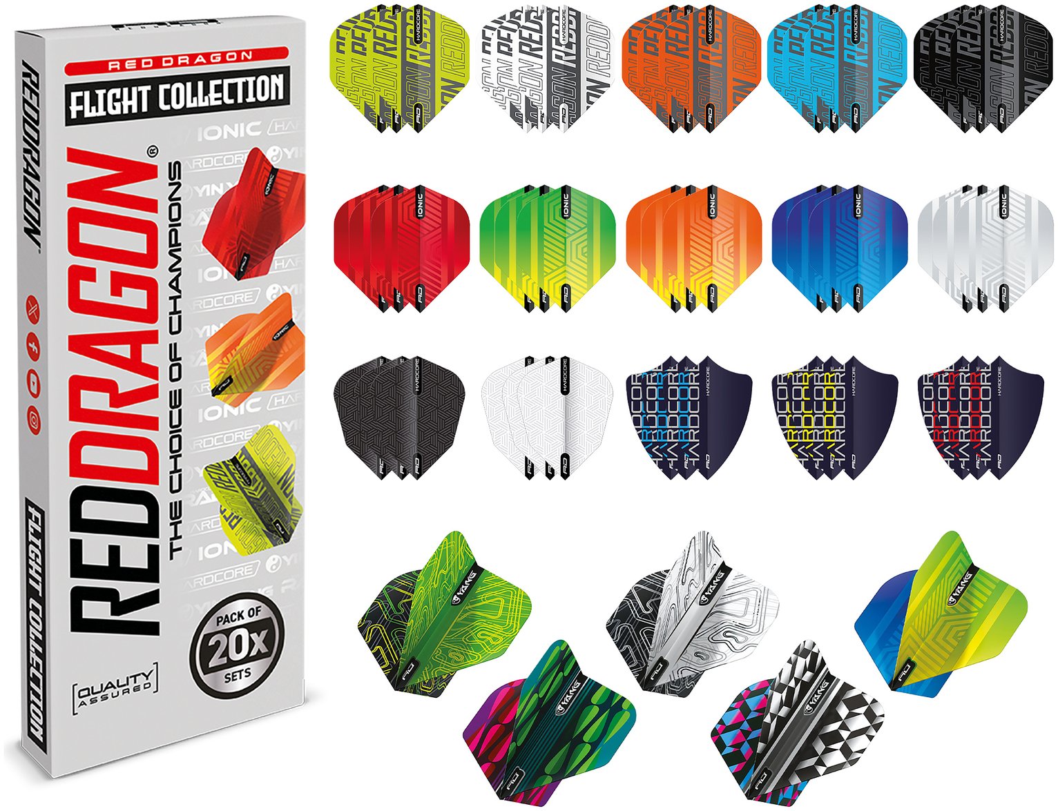 Red Dragon 20pc Flight Collection